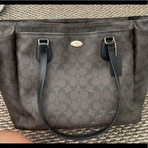Coach diaper bag
